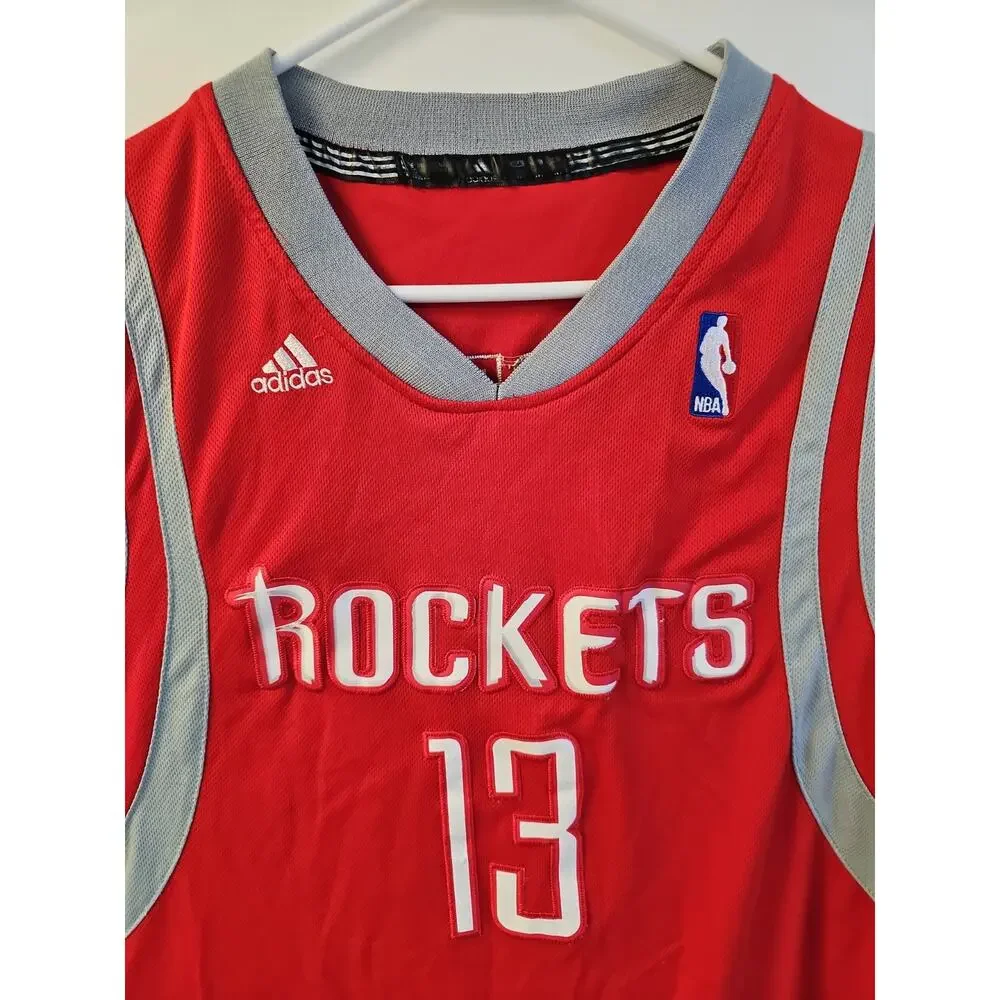 Adidas James Harden Houston Rockets NBA Authentic Jersey Red Size M +2 Length
